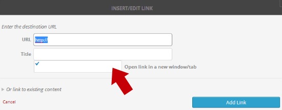 Hyperlink on your blog
