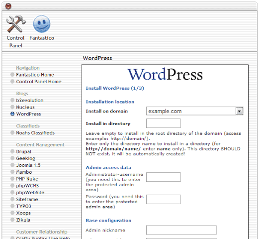 WordPress Setup